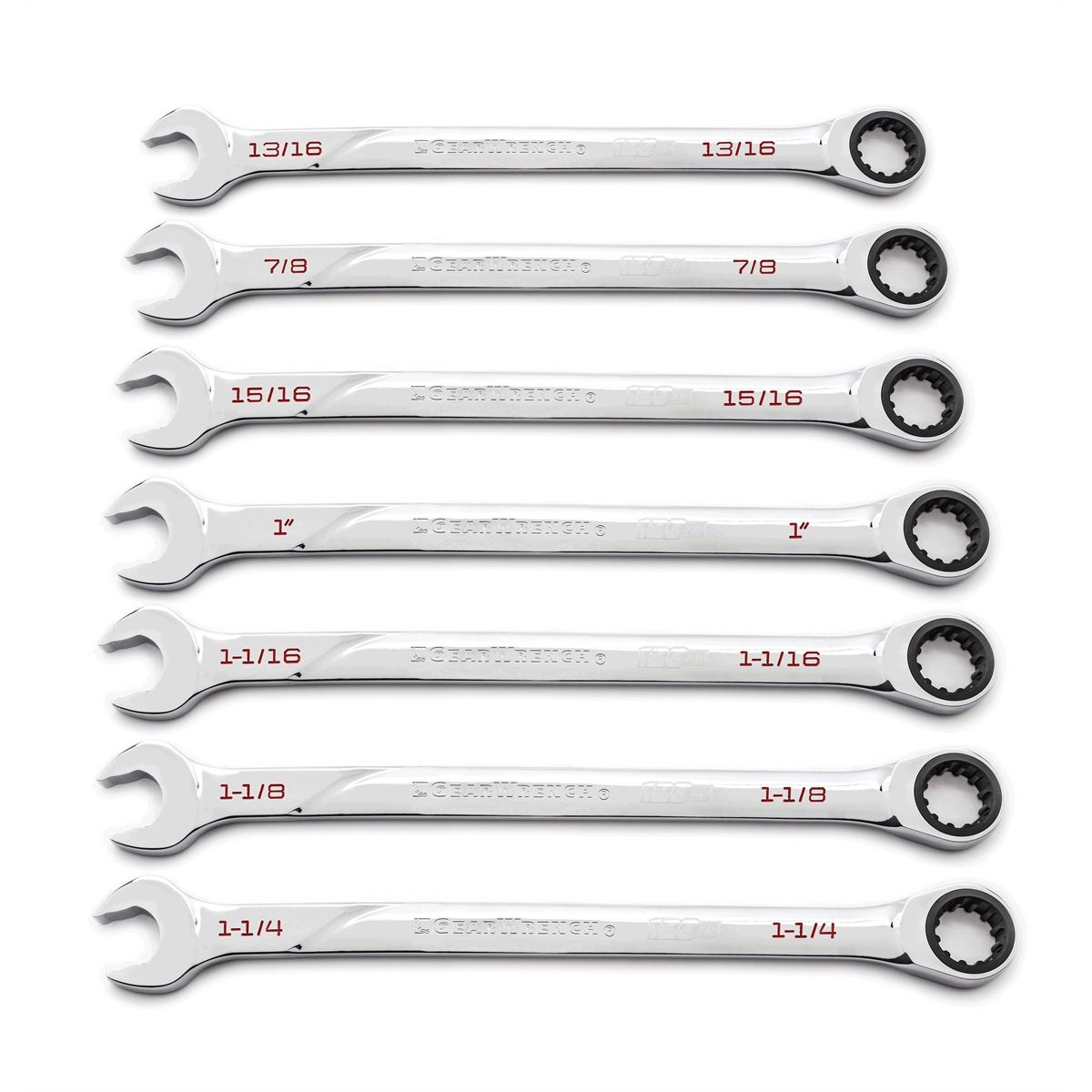 7 pc 120xp Ratcheting Wrench Combination Set