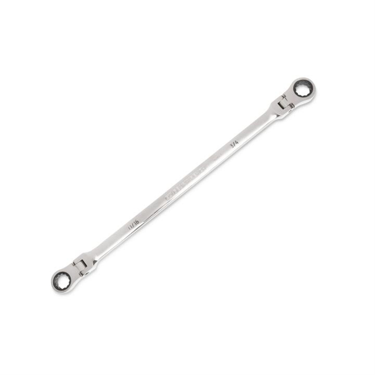 90-Tooth 12 Point GearBox™ Double Flex Ratcheting Wrench 11/16”x