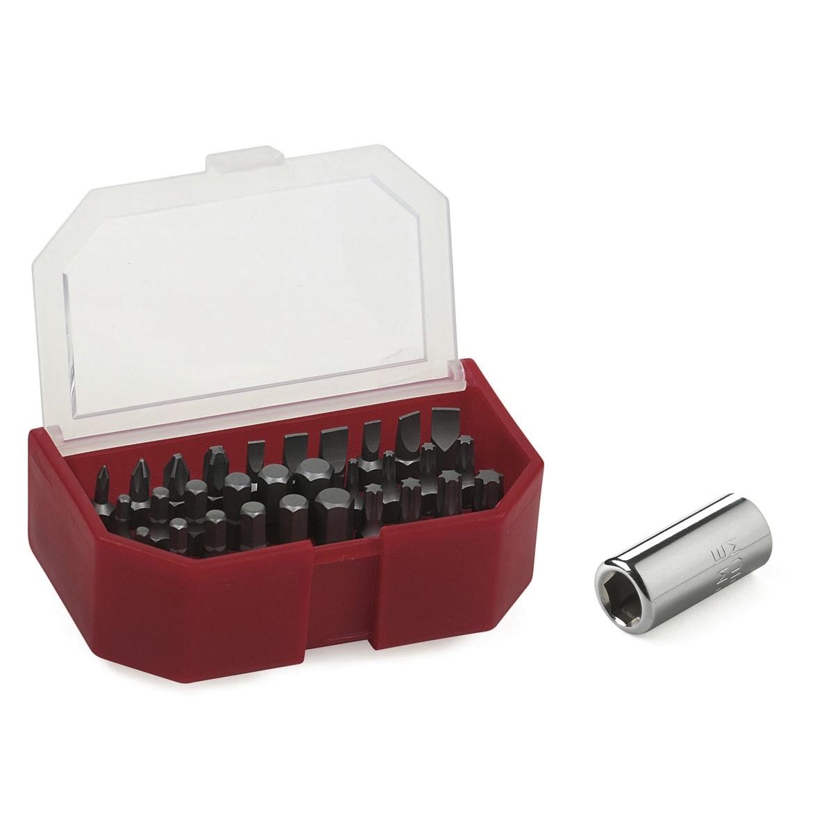 31 PC BIT BOX W/ADAPTER