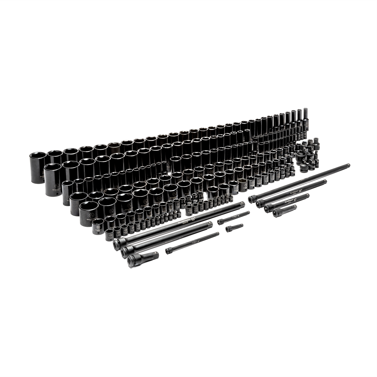 GearWrench 209-Piece SAE & Metric Impact Socket Set