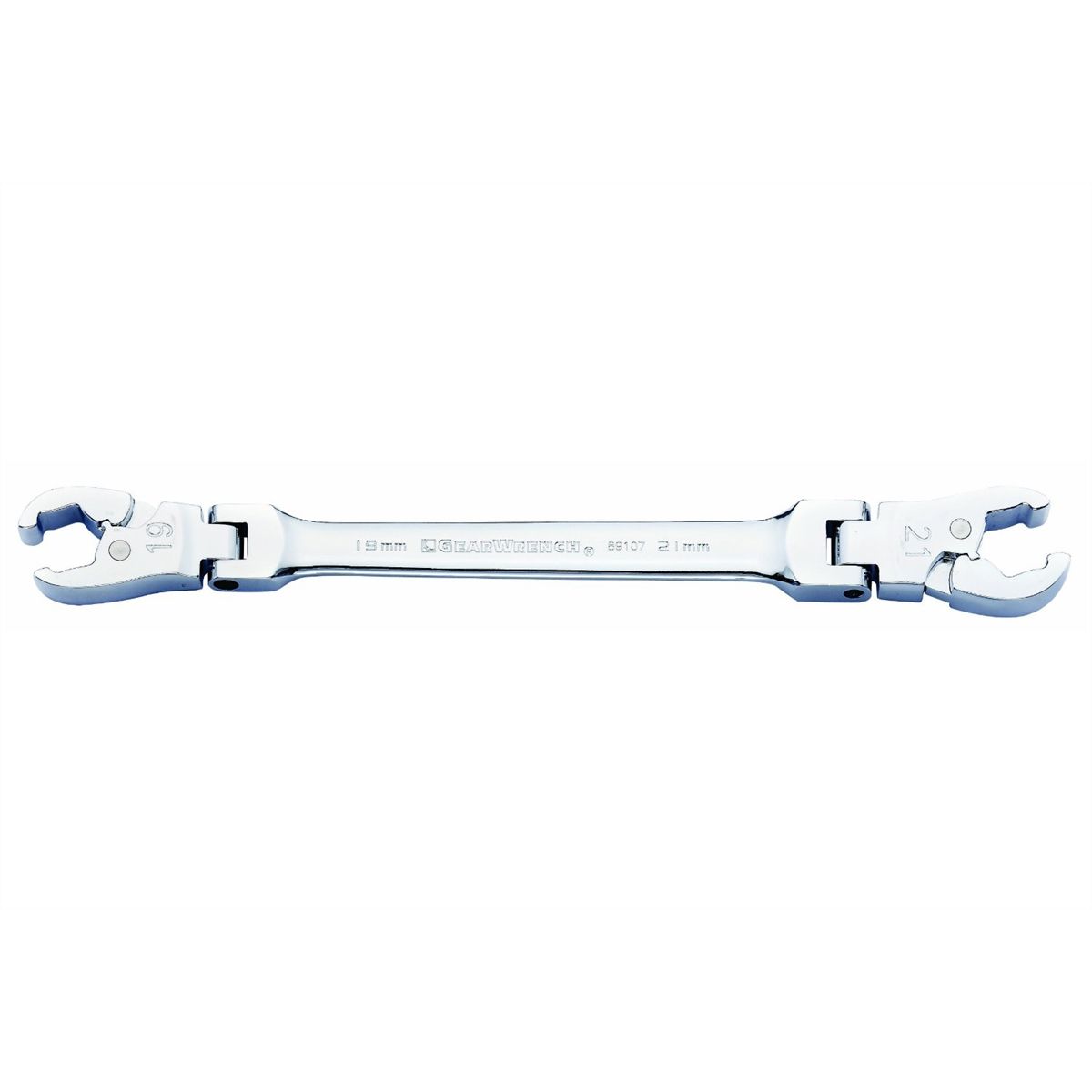 RATCHETING FLEX FLARE NUT WRENCH 19X21MM