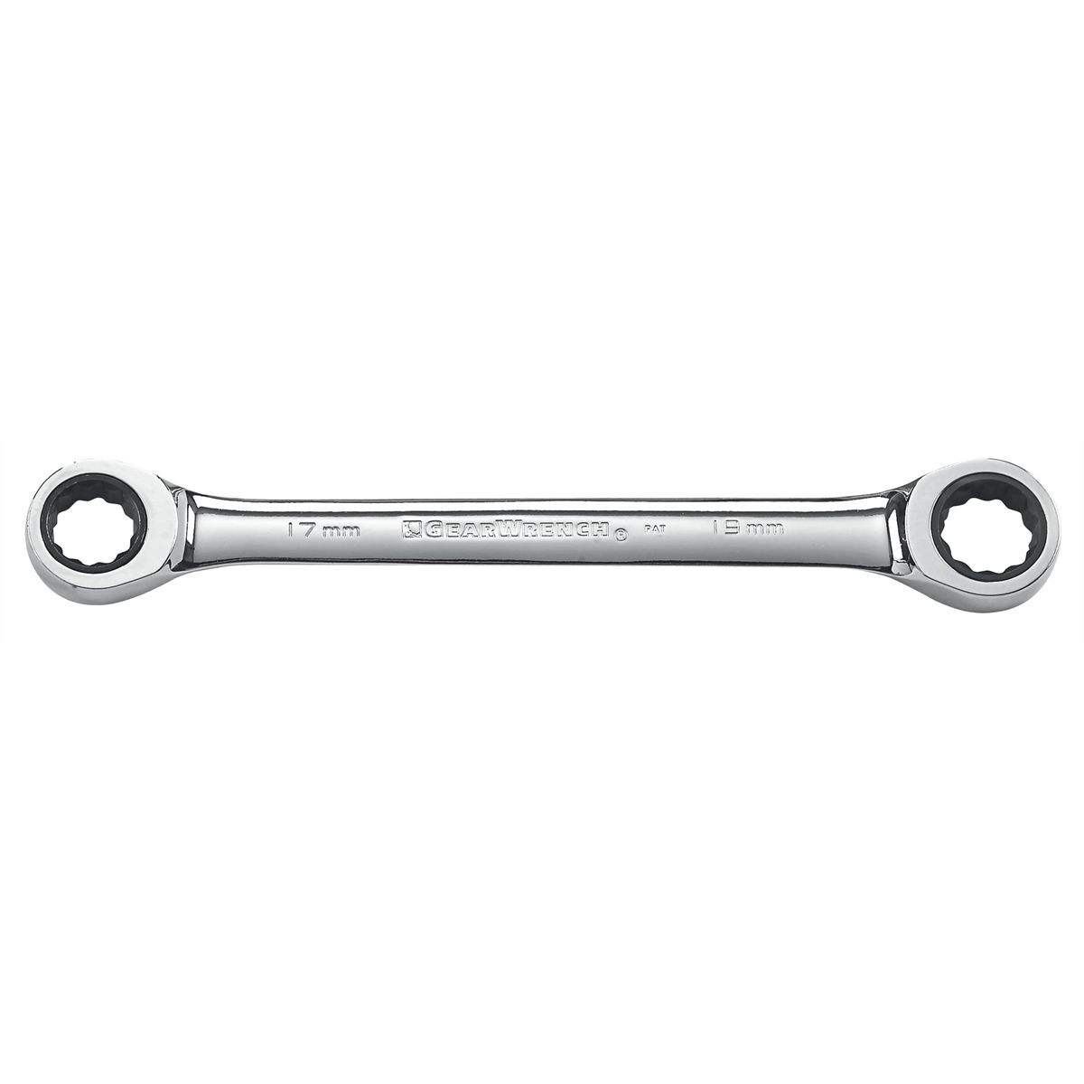 Connex COX538719 Wrench Angled Ratchet Box Silver/Black 17 x 19 mm 