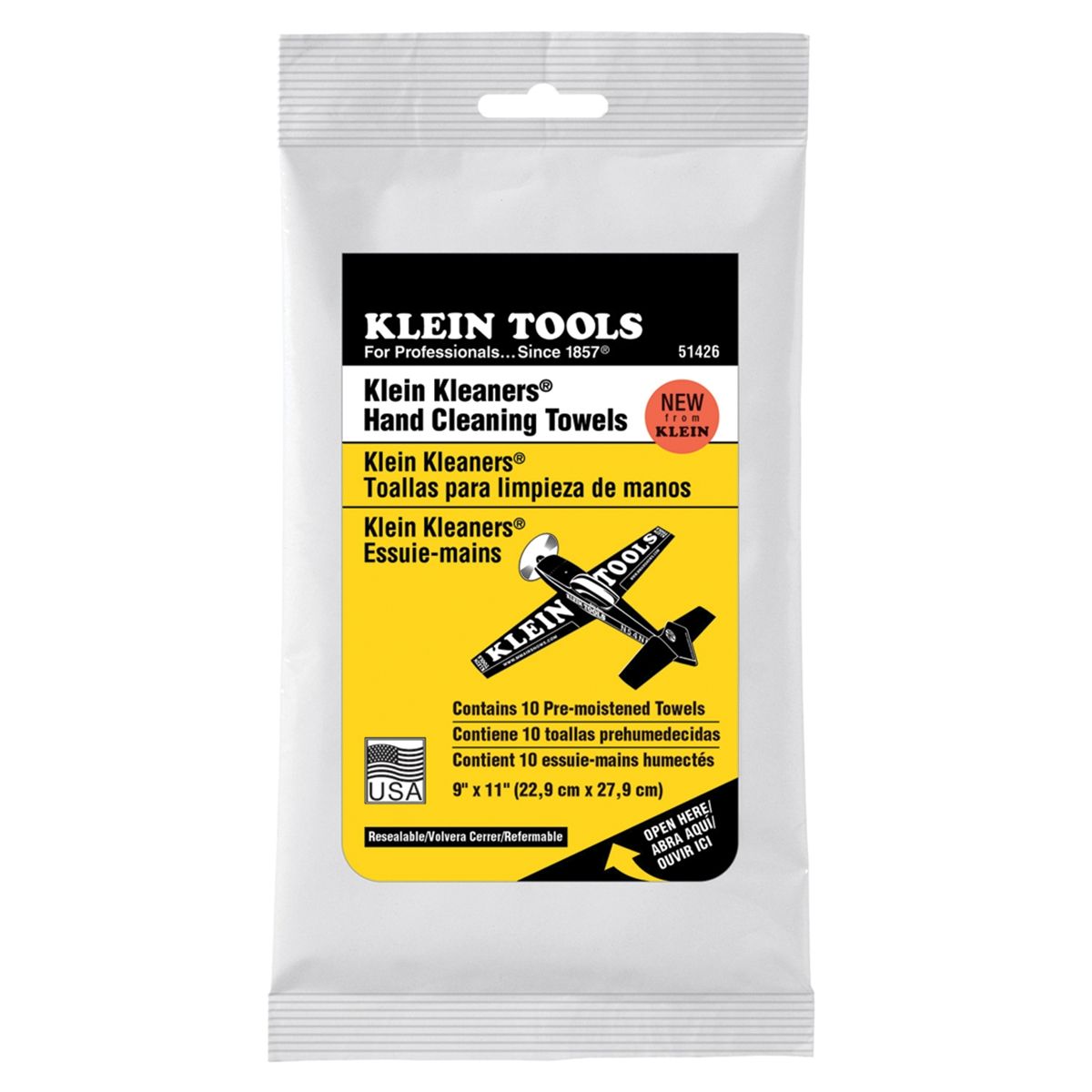 WATTERLESS HADN CLEANING DISP TOWELS 10 CT PACK