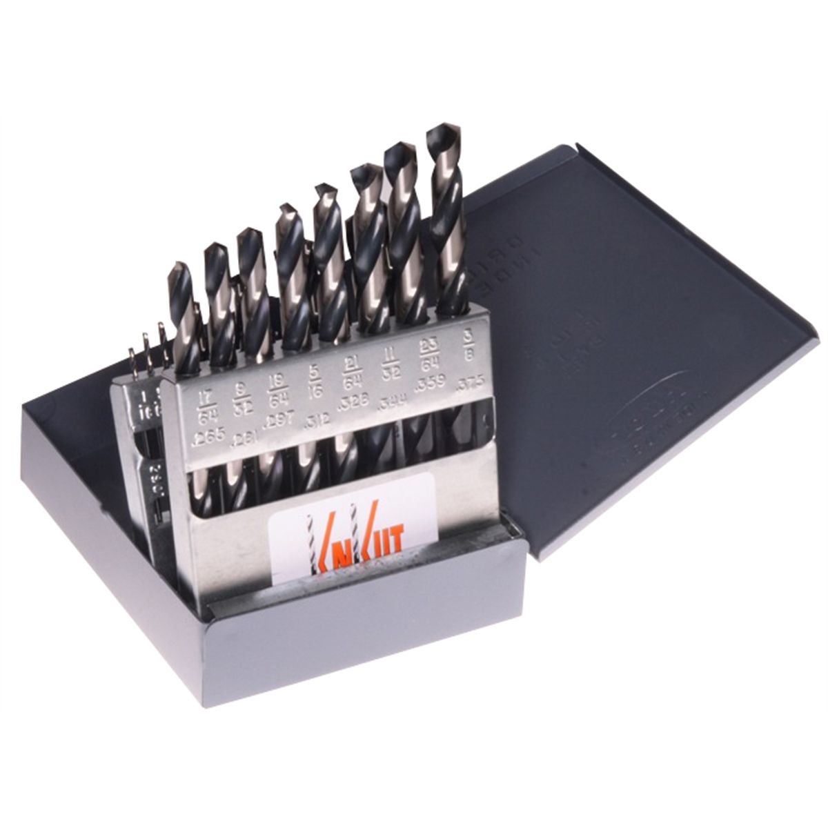 KnKut 21KK5 21Pc Fractional Jobber Length Drill Bit Set KNK21KK5