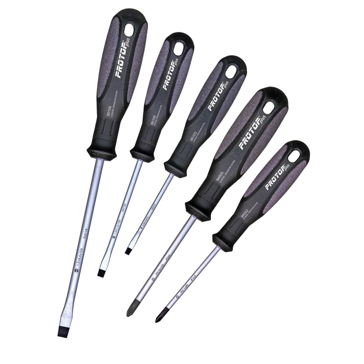 ProtopPlus Professional Screwdriver Set - 5-Pc