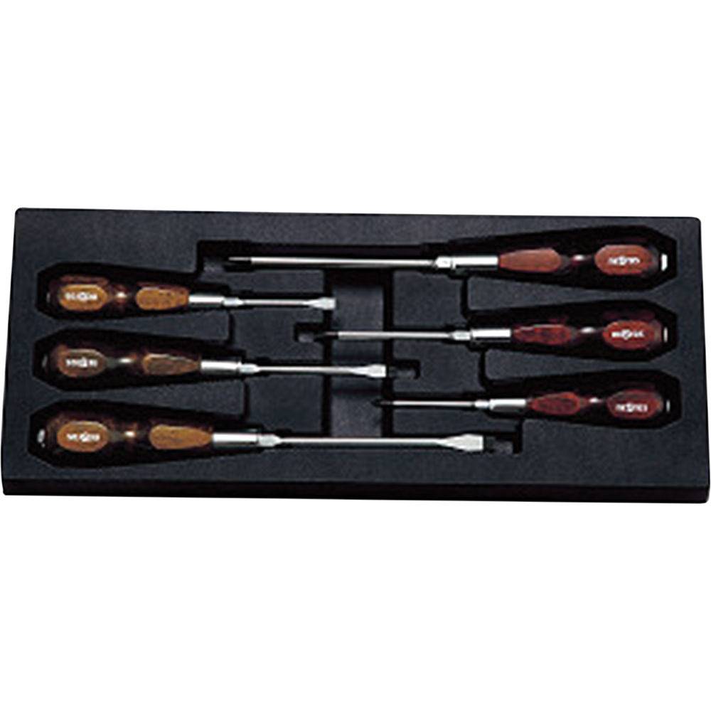 6 Piece Wood Handle Precision Screwdriver set