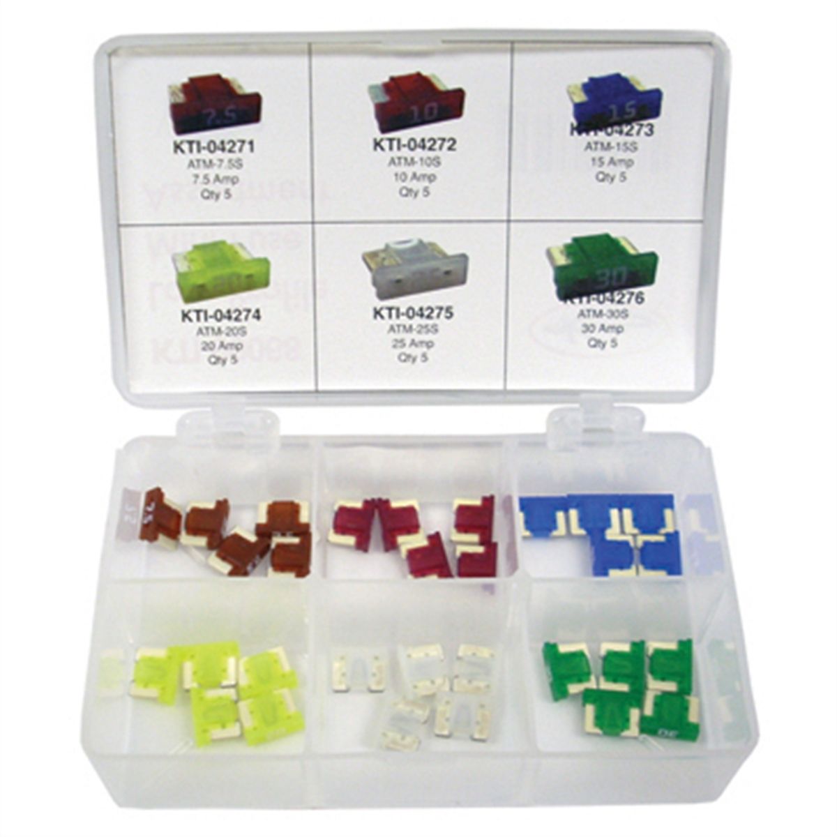 K Tool International Low Profile Mini Fuse Asst30pc KTI00068