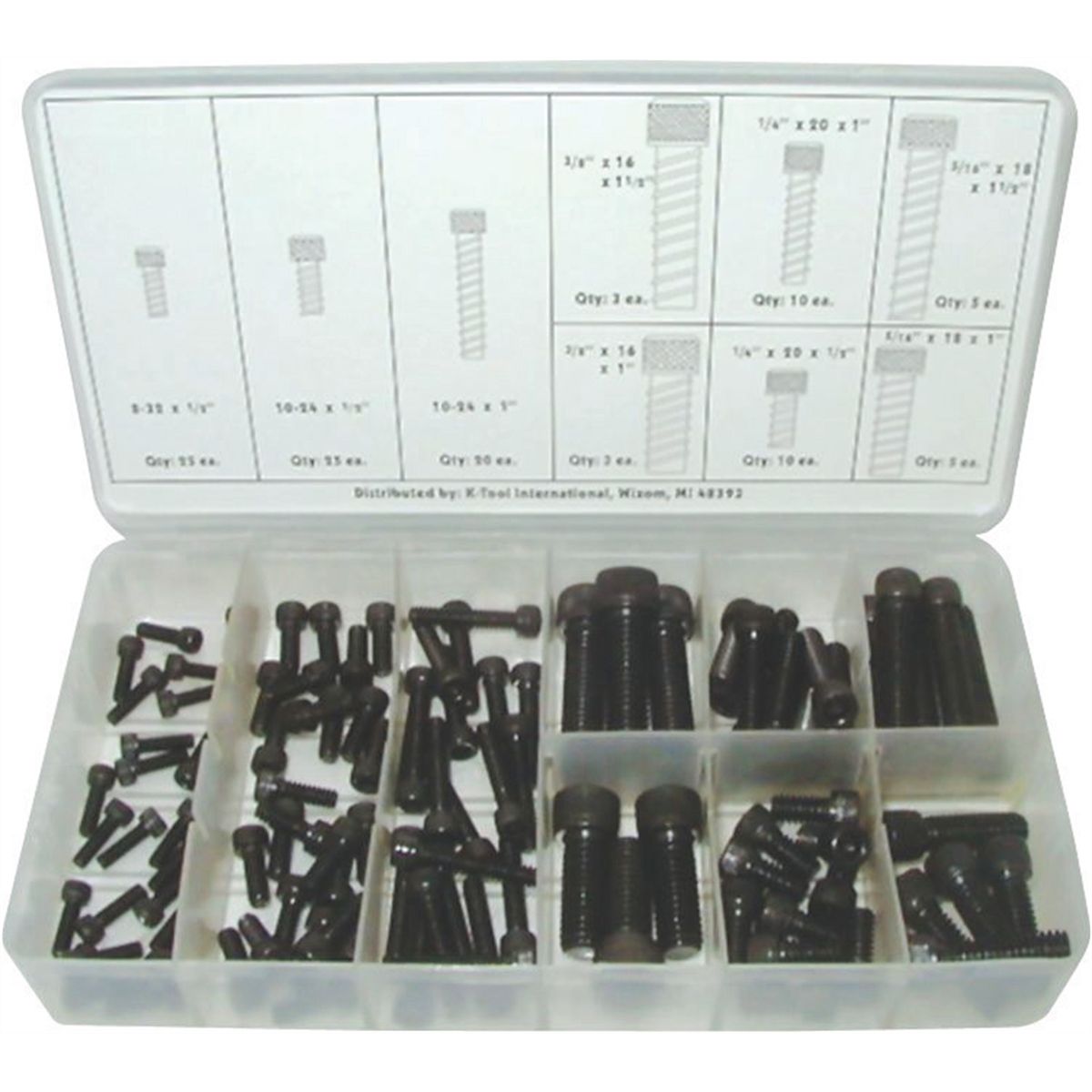 Screw Assortment-Allen Cap- 10