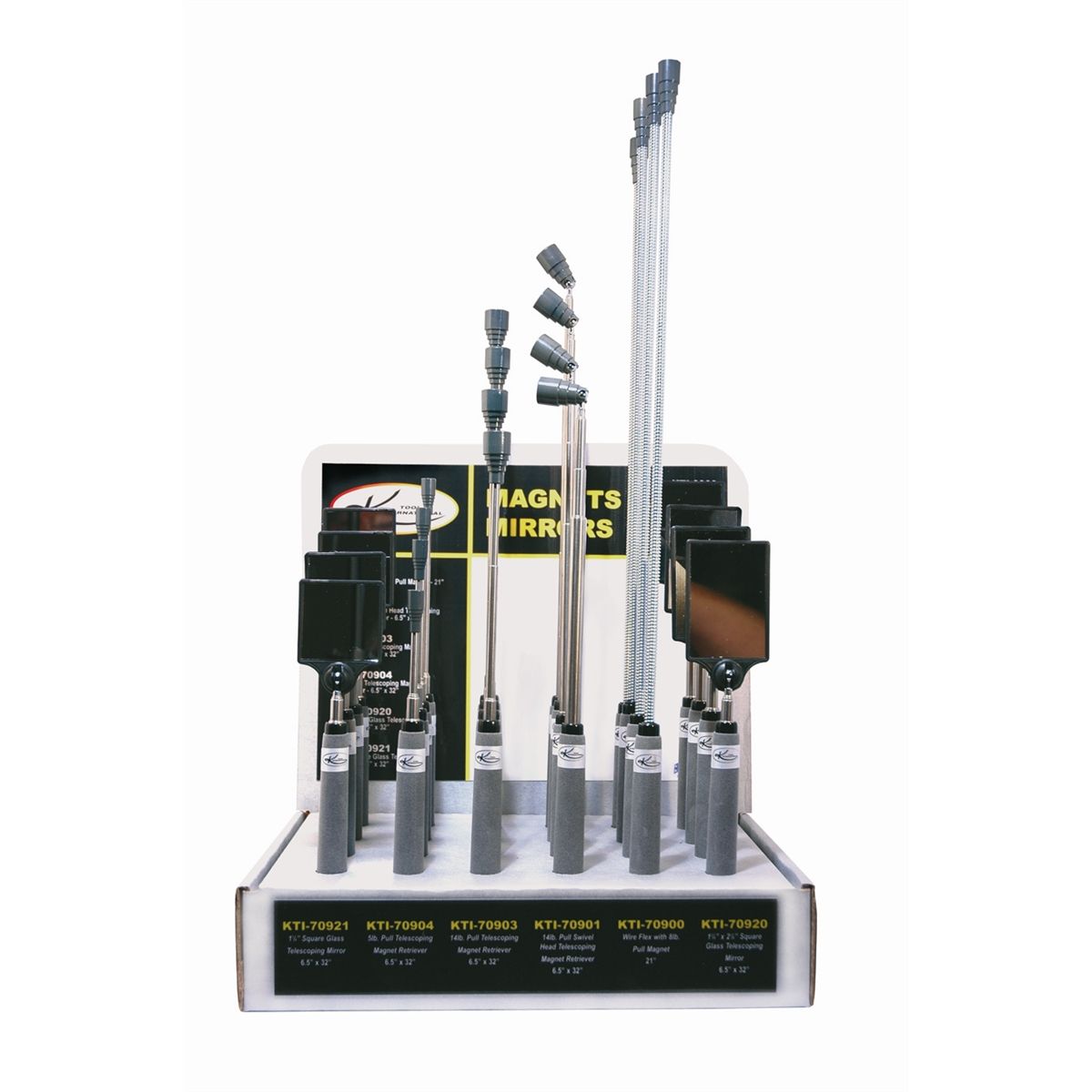 24 PC MAGNETIC TOOL & MIRROR DISPLAY