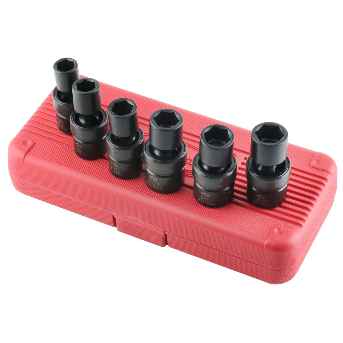 Metric Flex Impact Socket Set - 1/2 In Dr 6 Pt - 6 Piece