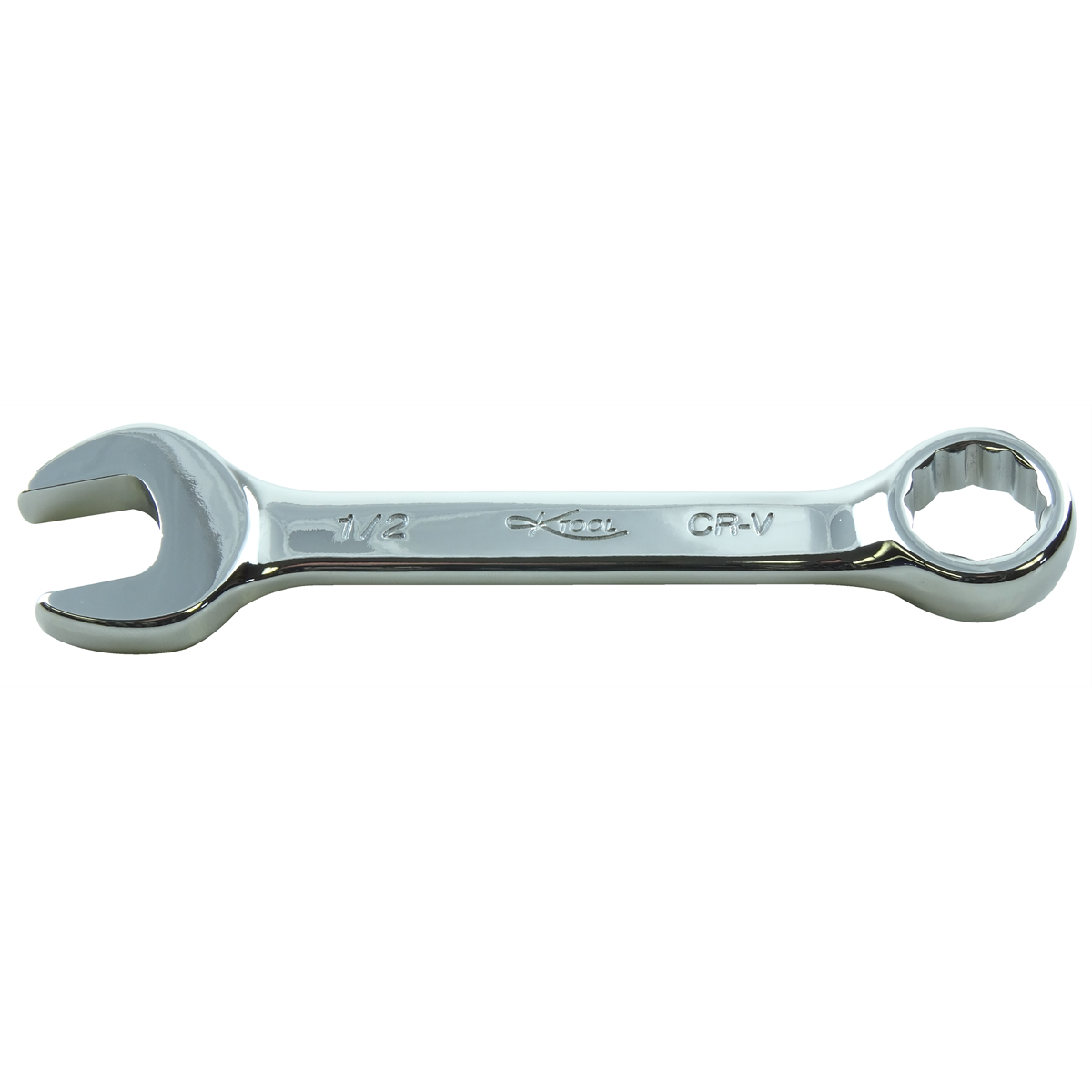 12 Point Short Panel High Polish Combination Wrench, 1/2"