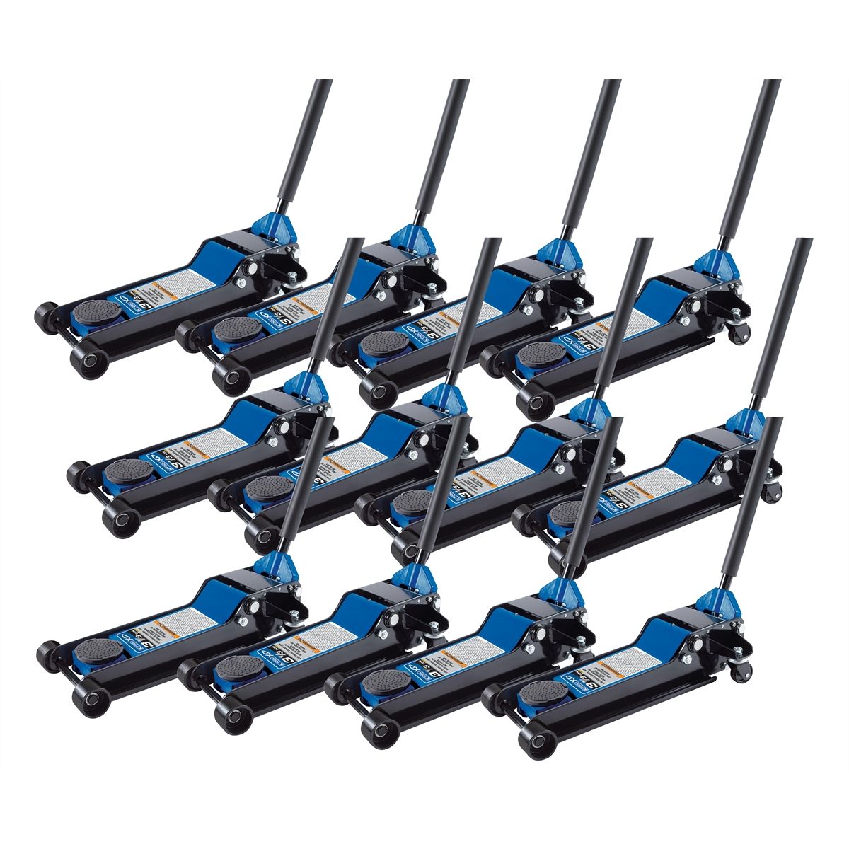 3.33 Ton Low Profile Service Jack,12Pk
