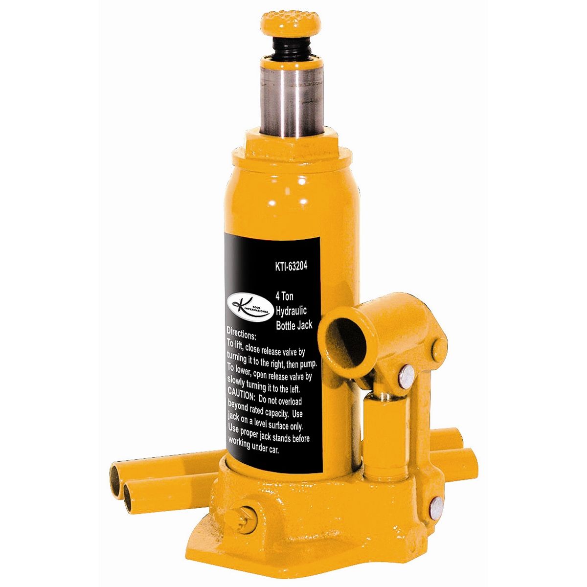 Hydraulic Bottle Jack - 4 Ton Capacity