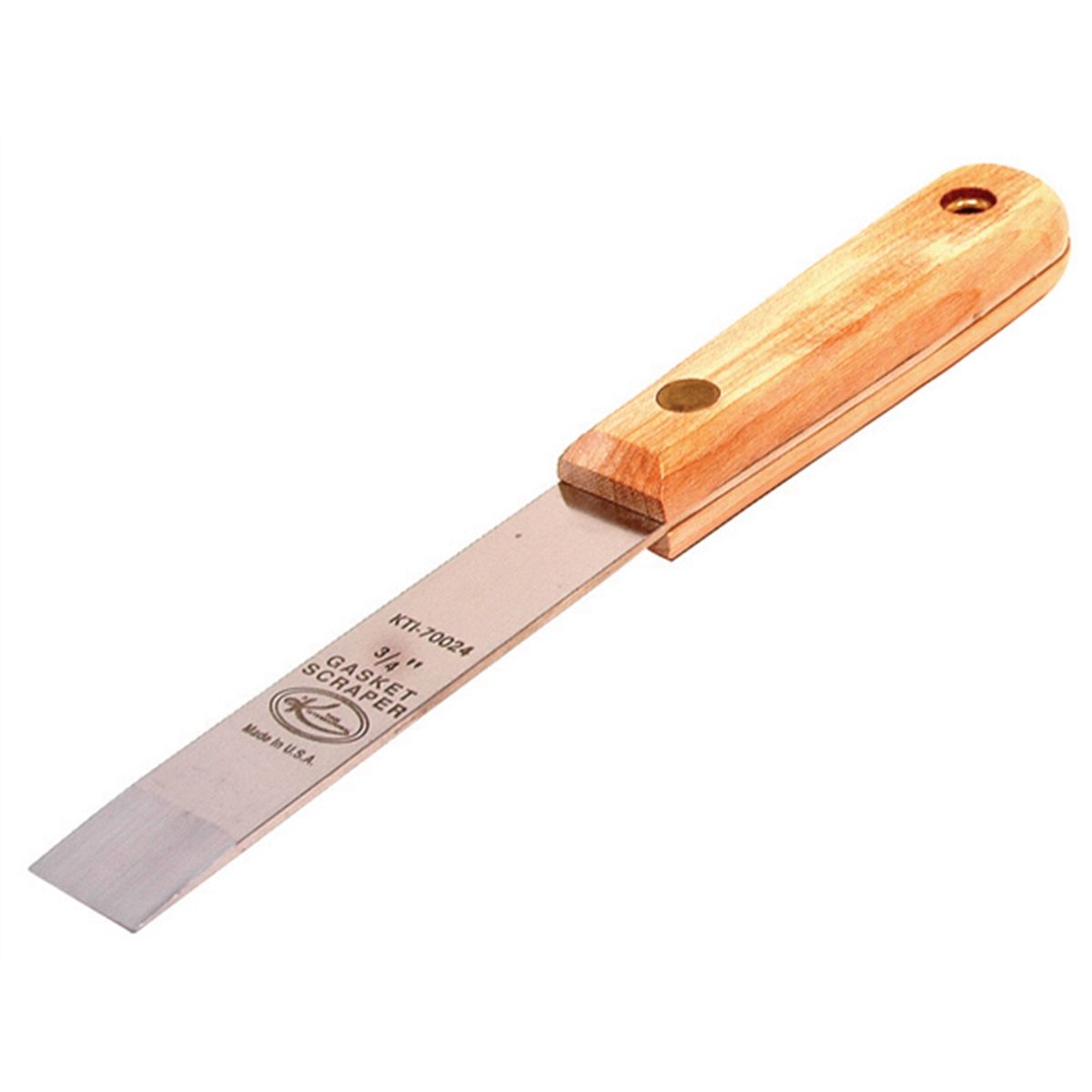 Stiff Scraper w/ Wooden Handle - 3/4 In