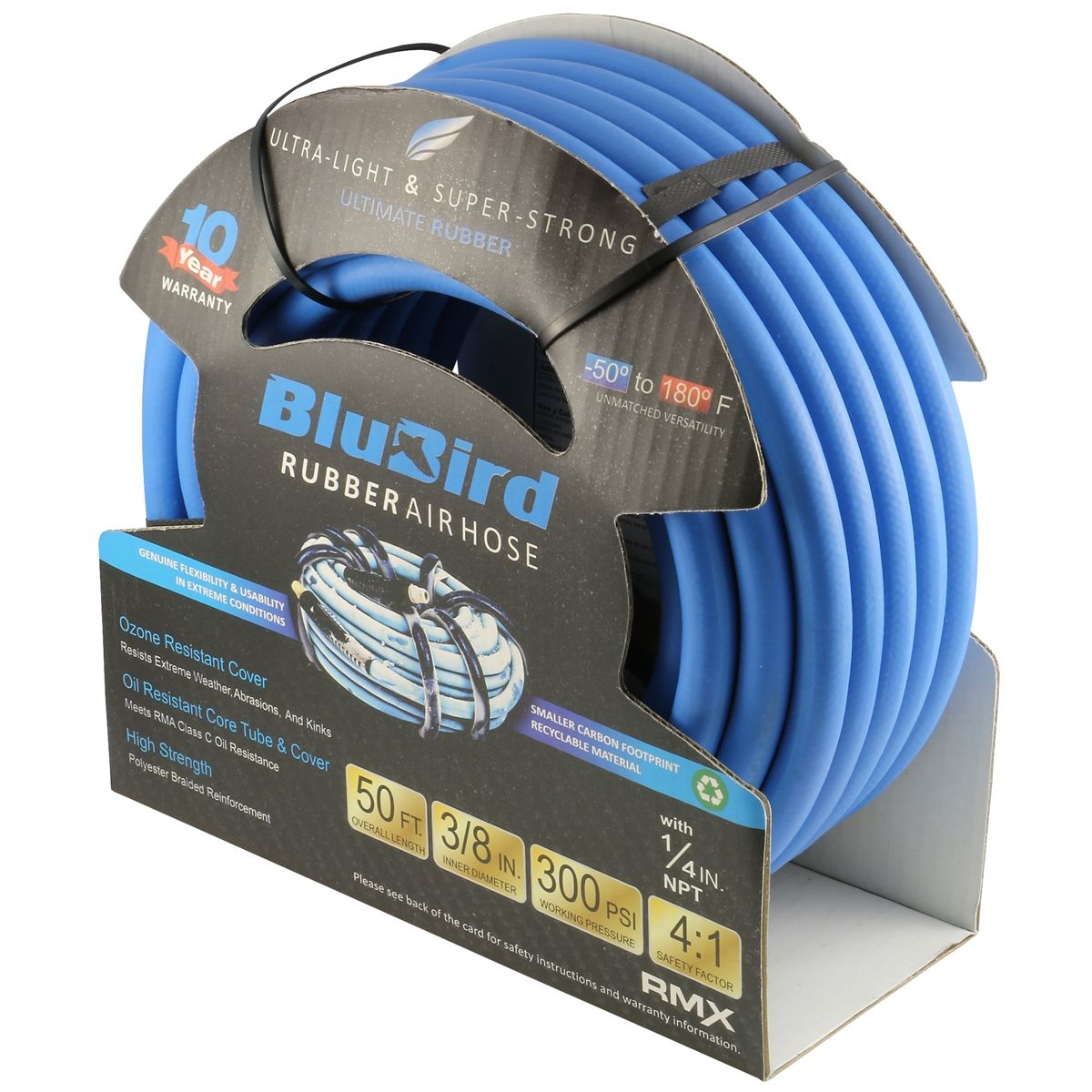 Air Hose 3/8 x 50', 1/4 NPT