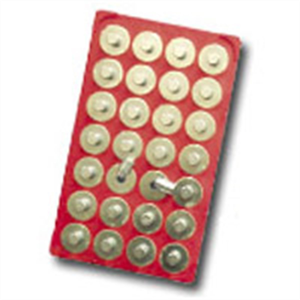 3/8 In Fractional Mag-Clip Socket Caddy - Red
