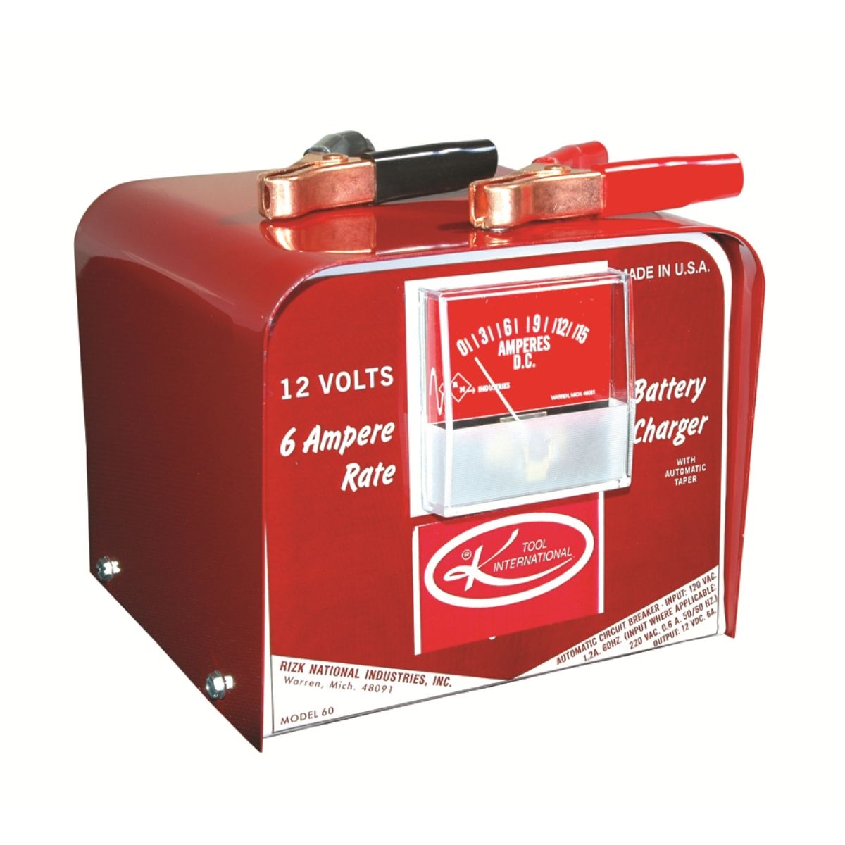 BATTERY CHARGER PORTABLE 12V 6AMP