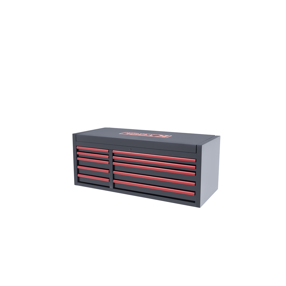 K Tool 55" 10-Drawer Double Bay Tool Box Matte Black