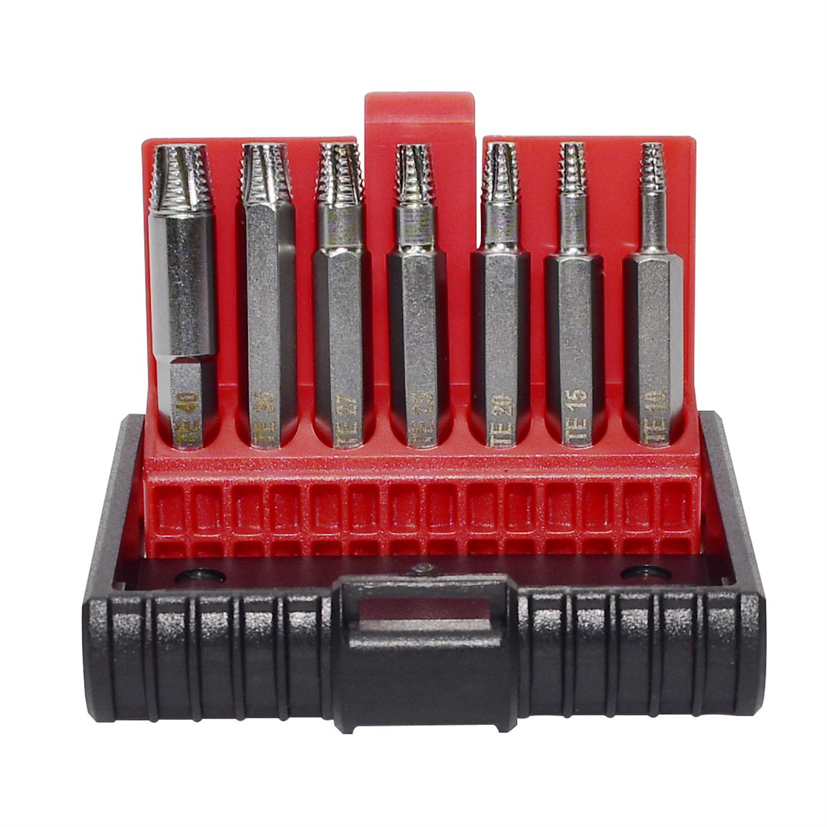 7-Pc Damaged Torx Screw Extractor Set - Heat-Treated Steel