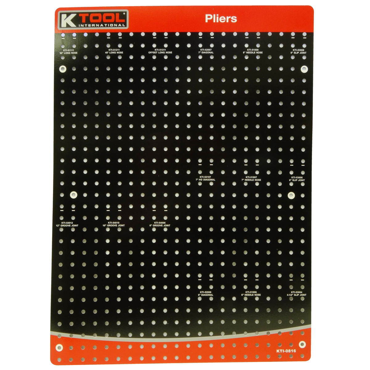 Overlay for Pliers Display