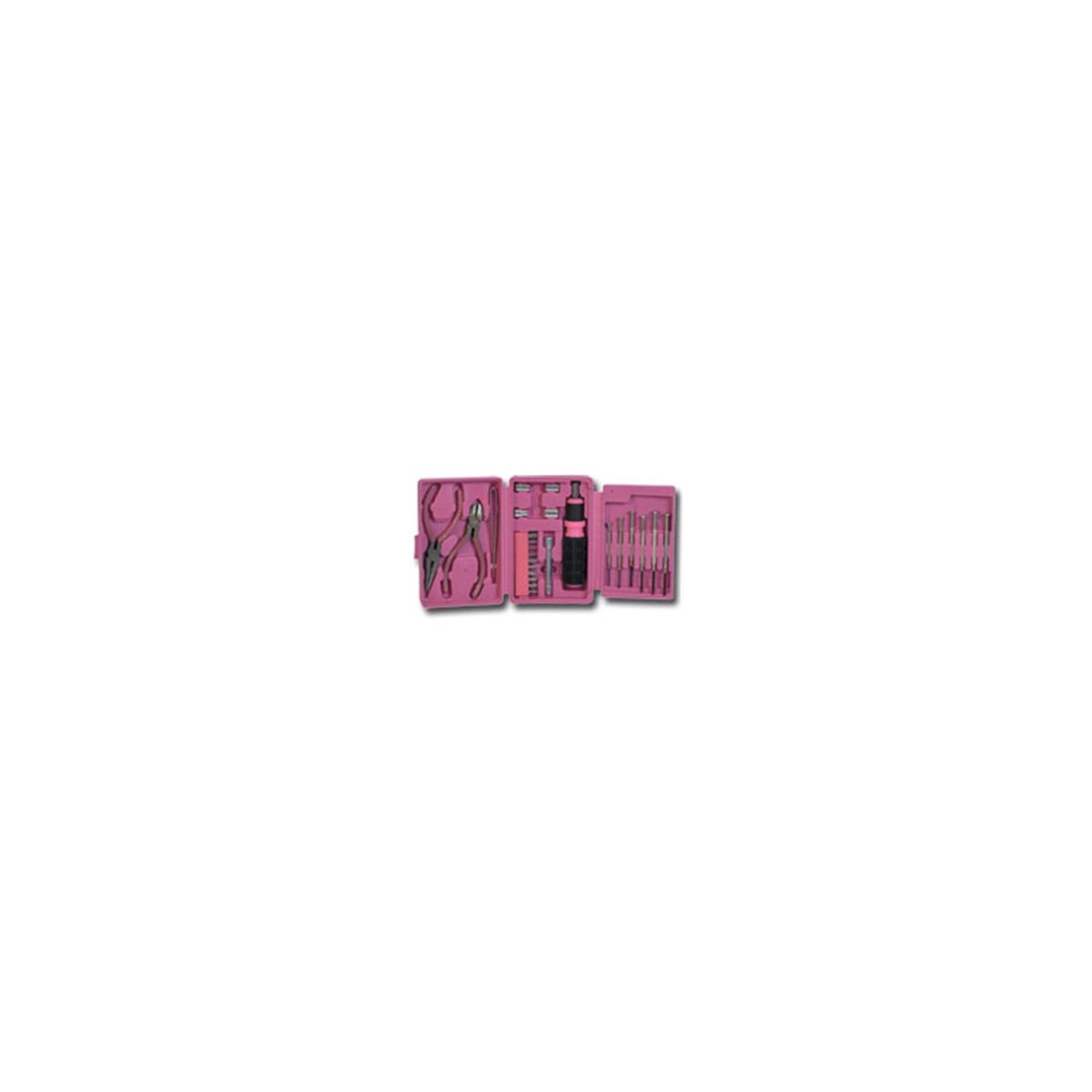Ladies 26 Piece Pink Mini Tool Set