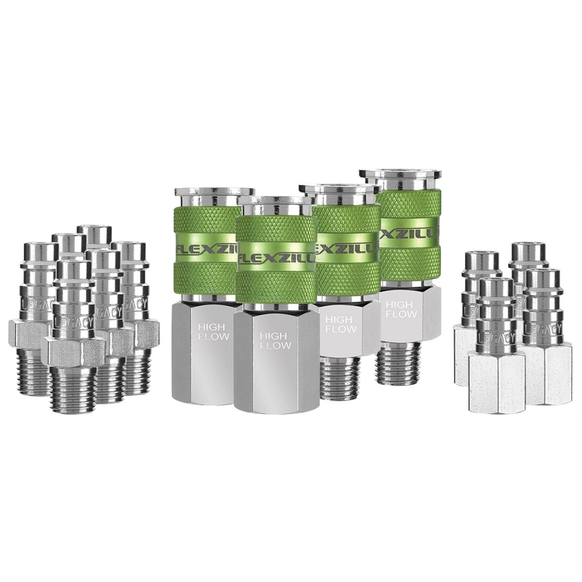 Flexzilla High Flow Coupler & Plug Kit, 14 pc