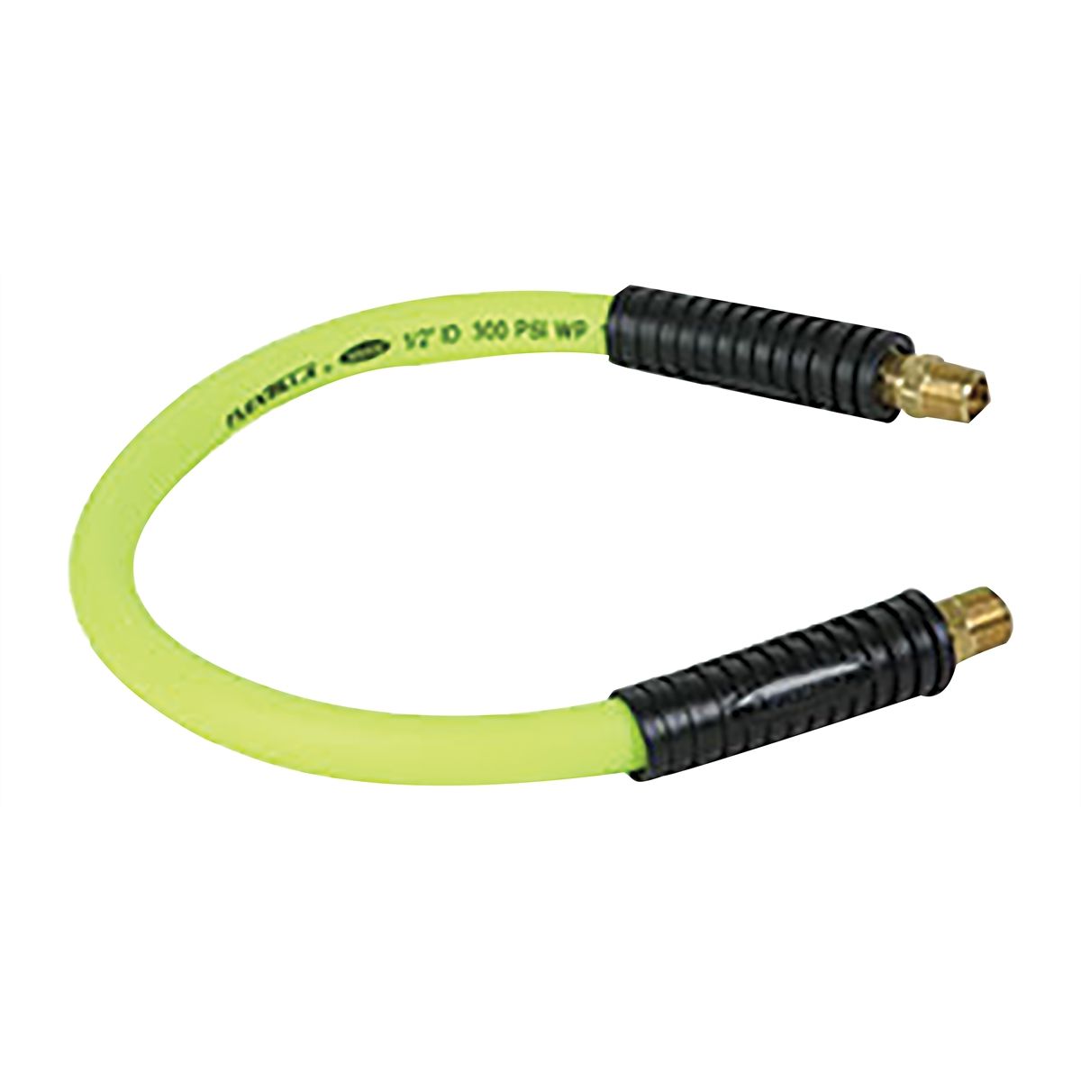6 Foot 3/8 Inch ID,300 PSI Oil Resistant PVC Air Hose Pigtail Whip 1/4" MNPT 
