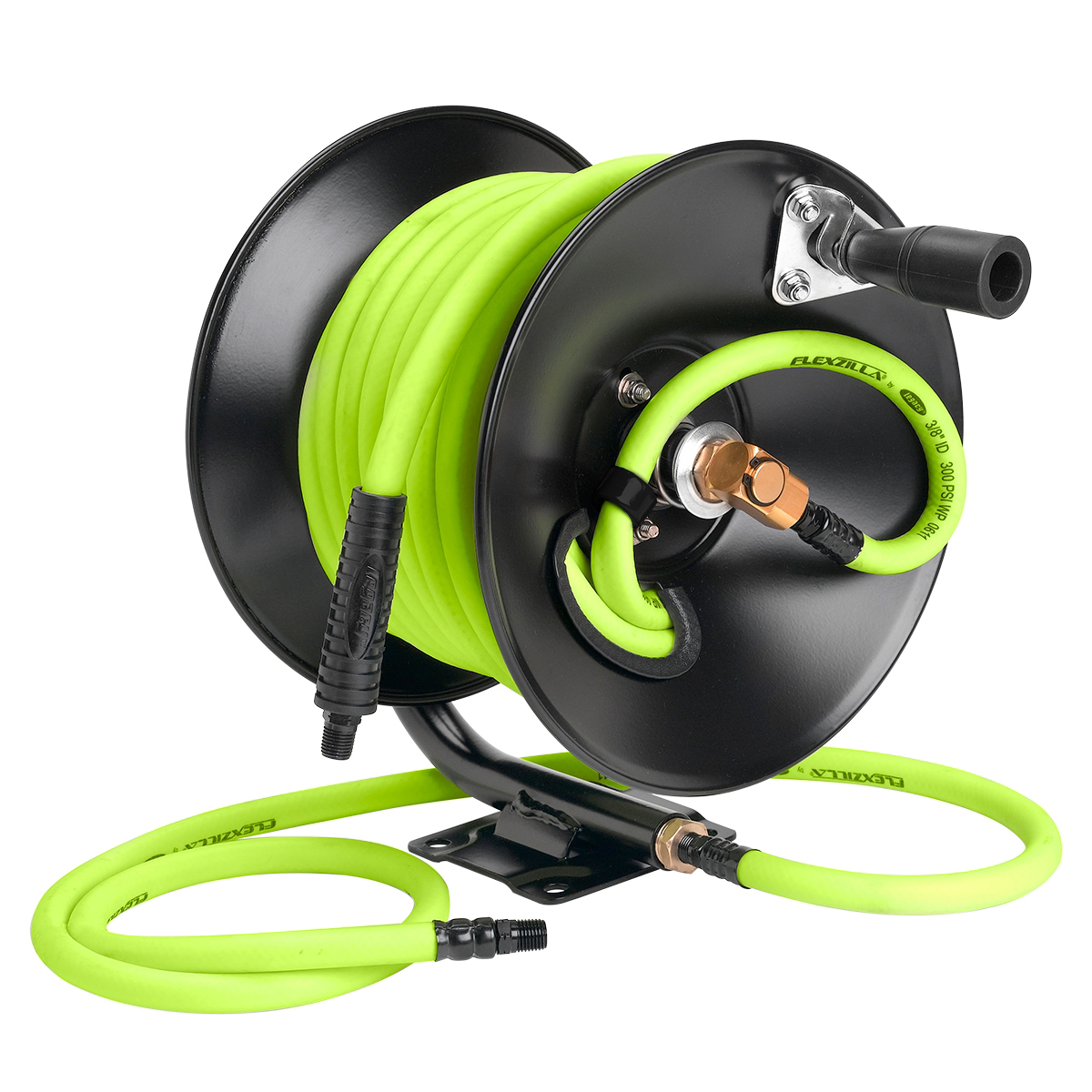 Legacy Manufacturing Flexzilla Manual Air Hose Reel, Open Face