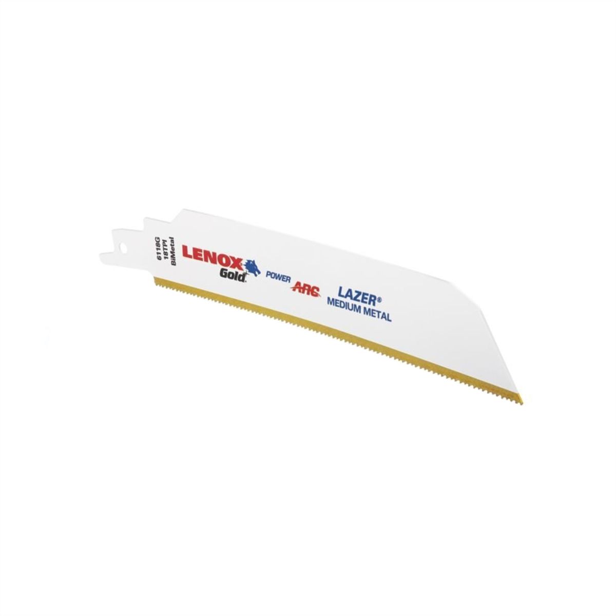 RECIPROCATING SAW BLADES, 6118GR, GOLD BI-METAL
