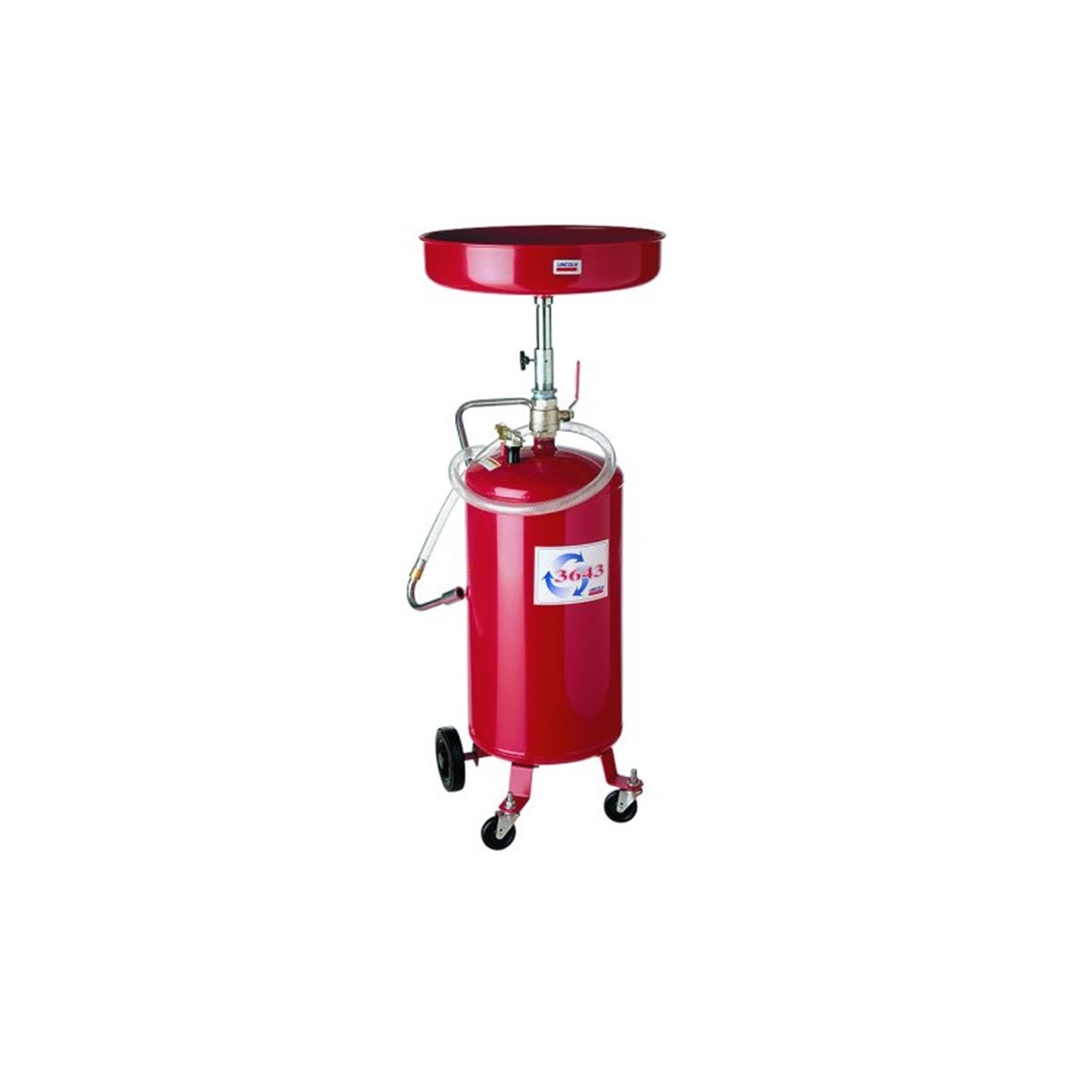 Pressurized Evacuation Oil Drain - 18 Gallon Tank