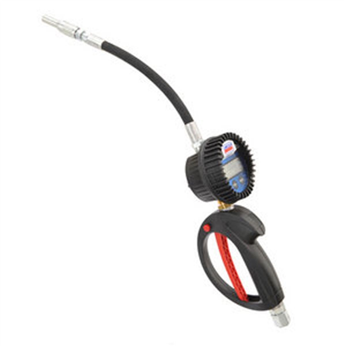 DIGITAL LUBE METER 8GPM W/SEMI AUTO NOZZLE