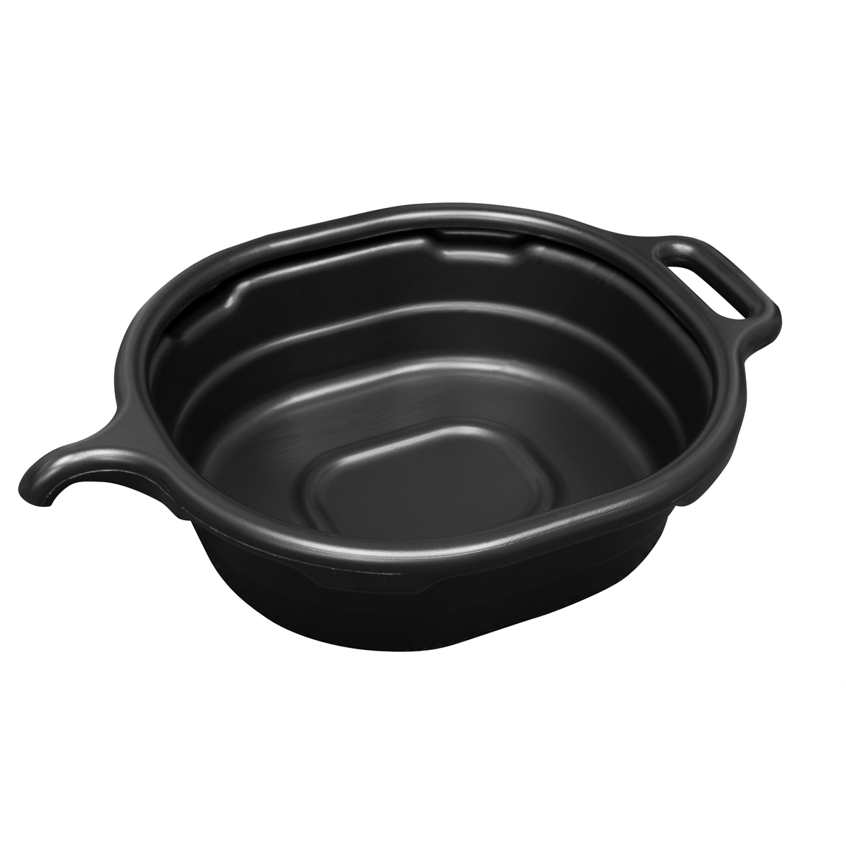 4.5 Gallon Oval Drain Pan, Black