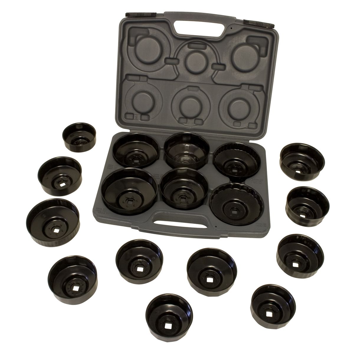 End Cap Oil Filter Wrench Set 17-Pc
