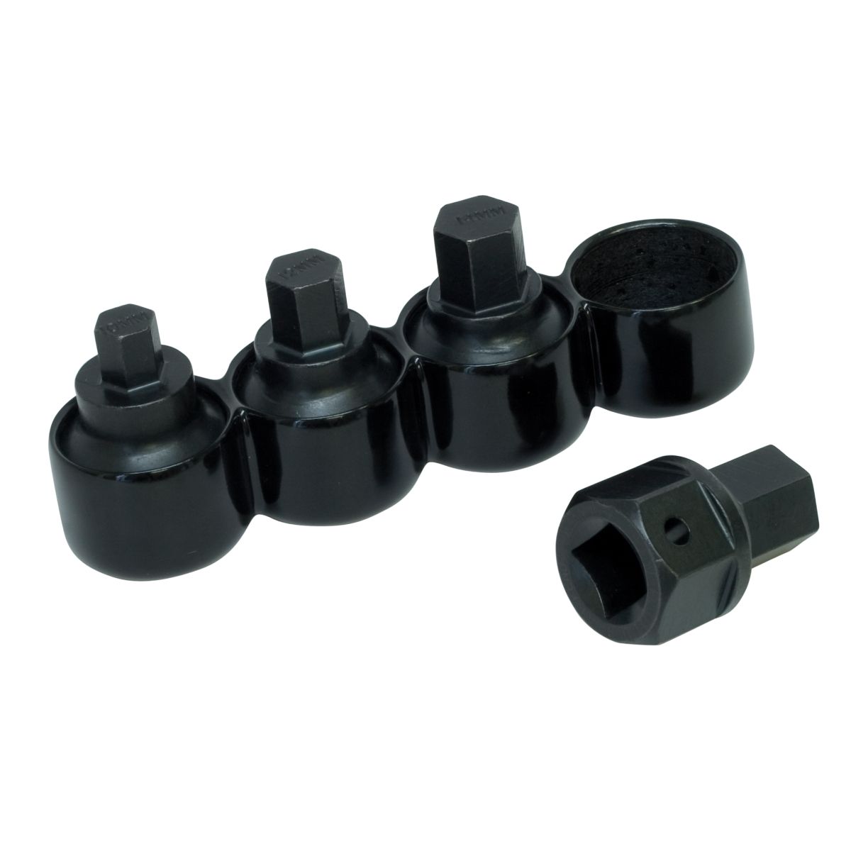 Dual Drive Stubby Metric Hex Bit Set