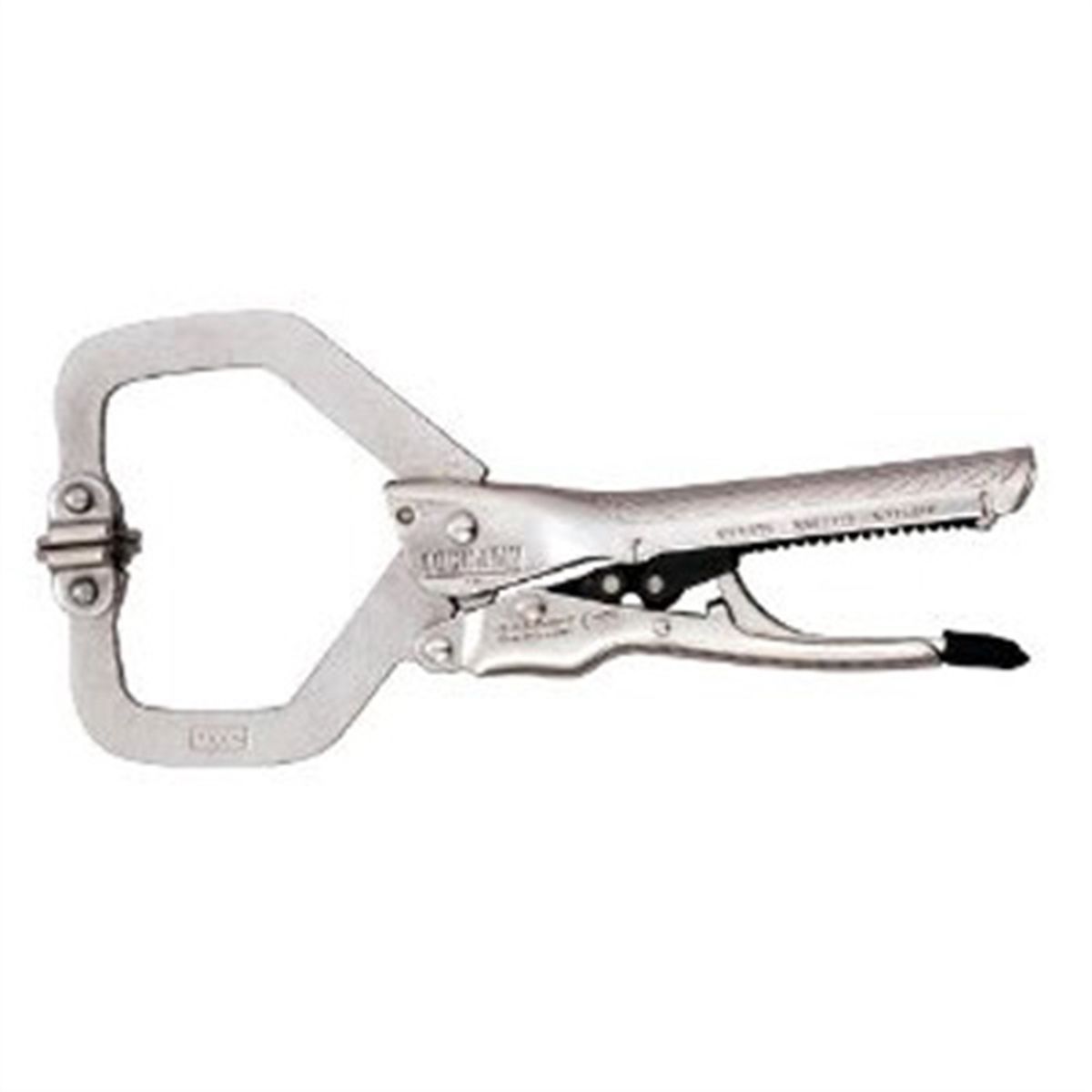 7" C-Clamp Self Adjusting Locking Pliers with Swivel Pads