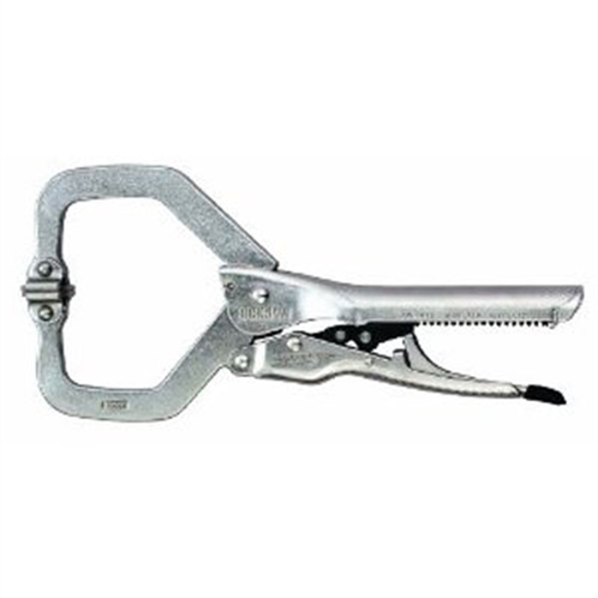 11" C-Clamp Self Adjusting Locking Pliers w/ Swivel Pads