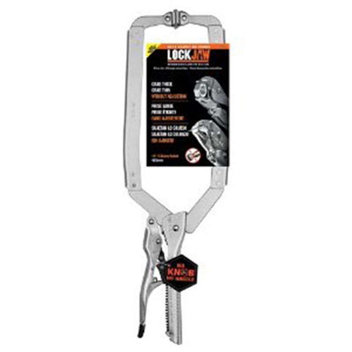 19" C-Clamp Self Adjusting Locking Pliers w/ Swivel Pads