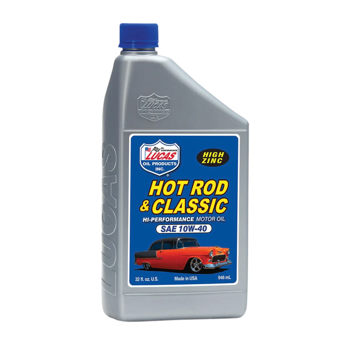 Lucas Hot Rod & Classic Car Motor Oil 10W-40, High Zinc