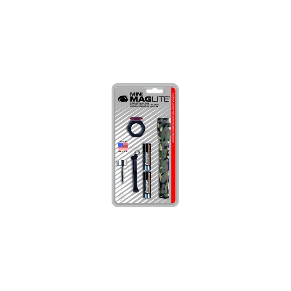 Flashlight Mini-Maglite Camo Size AA Combo Pack