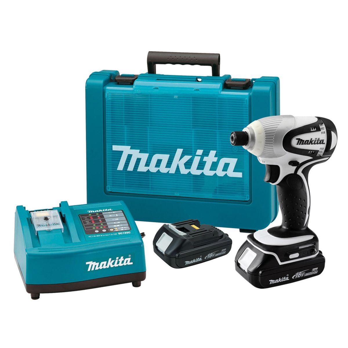 18 Volt Lithium Ion Cordless Compact Impact Driver Kit