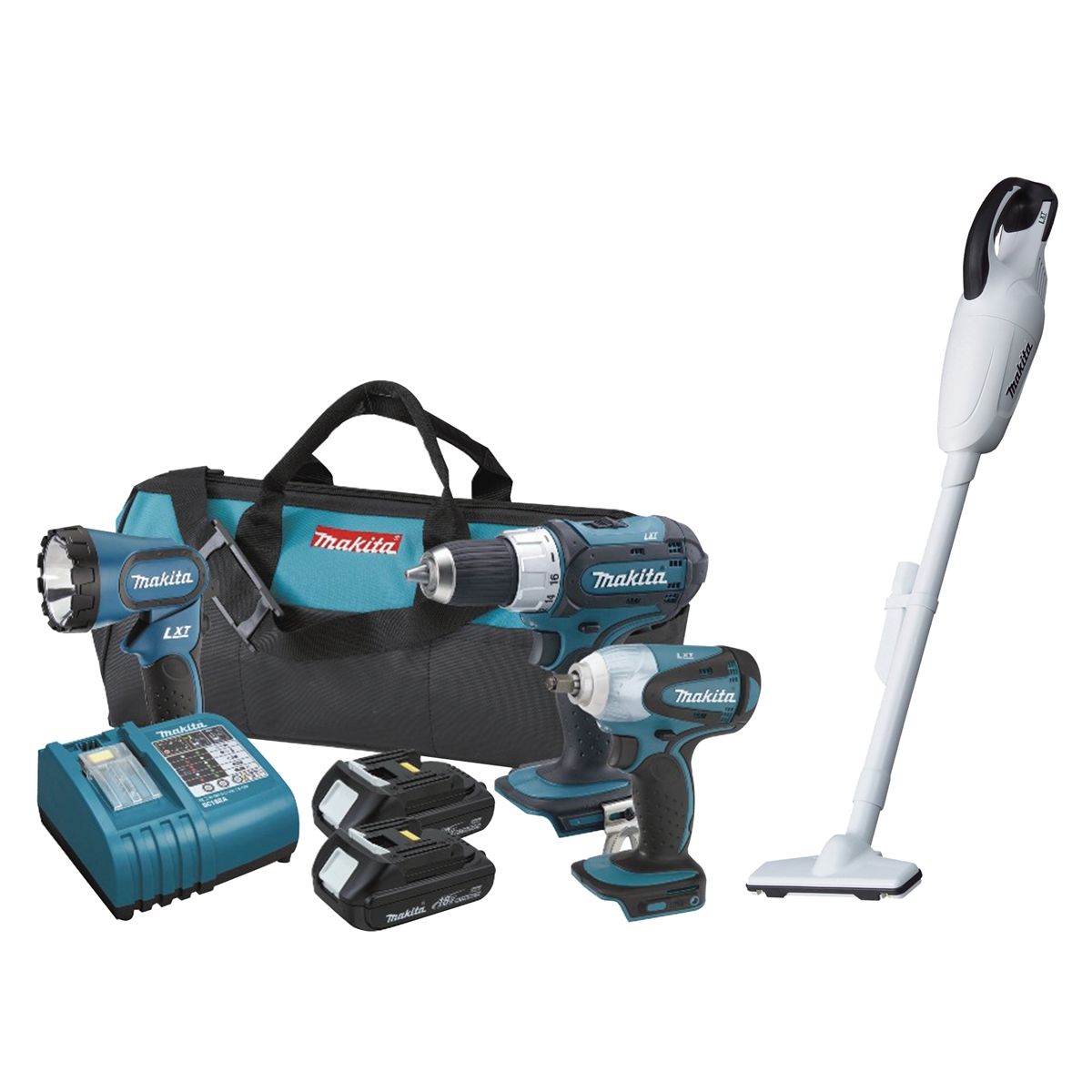 18V Li Ion Combo kit with FREE vacuum