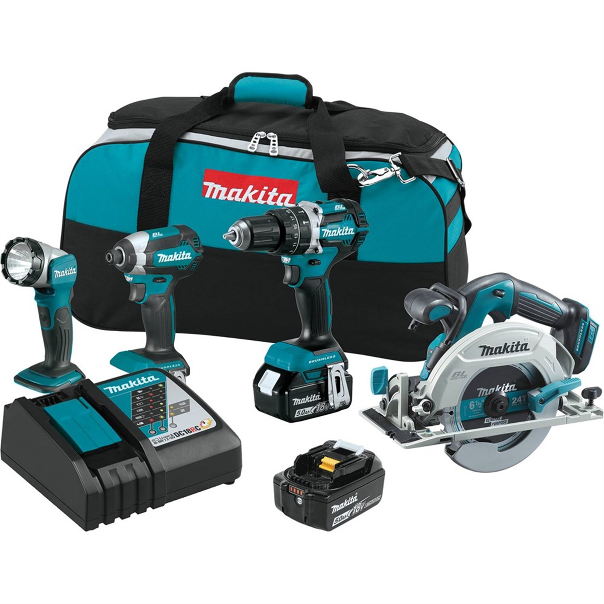 18V LXT LITHIUM-ION 4-PC. COMBO KIT (5.0AH)