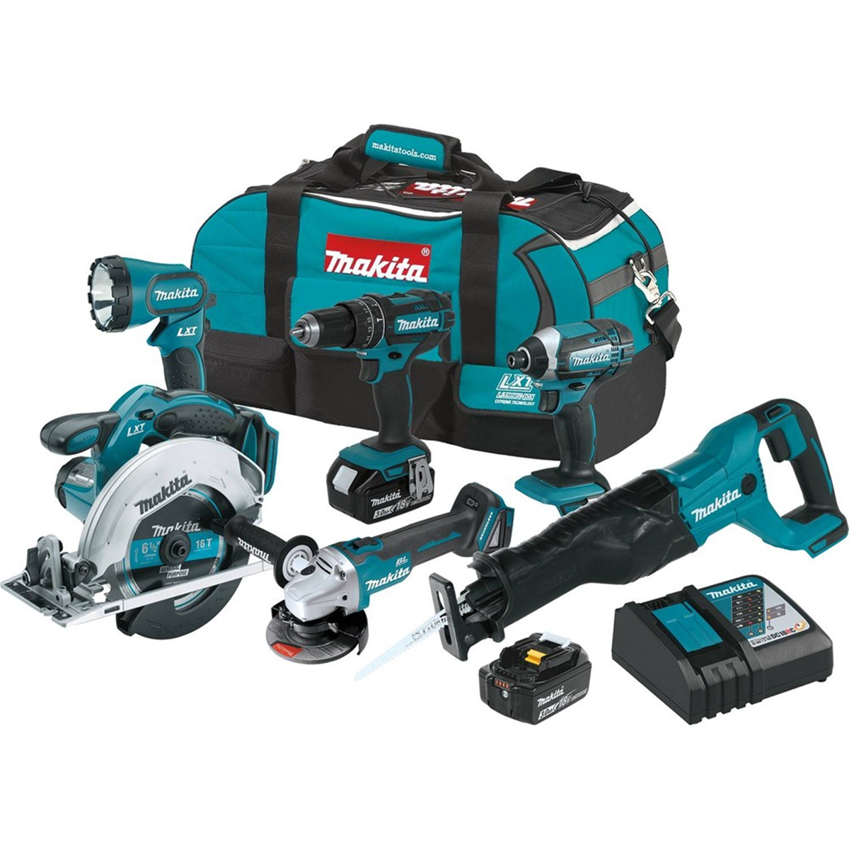 18V LXT® Lithium-Ion Cordless 6-Pc. Combo Kit (3.0Ah)