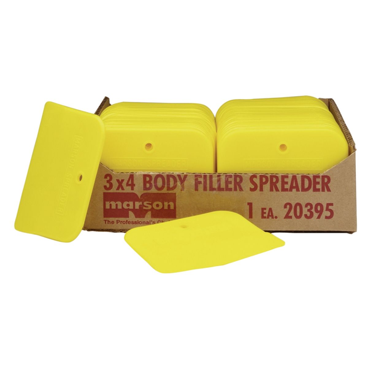 Marson Yellow Plastic Spreaders 150/Pk Small