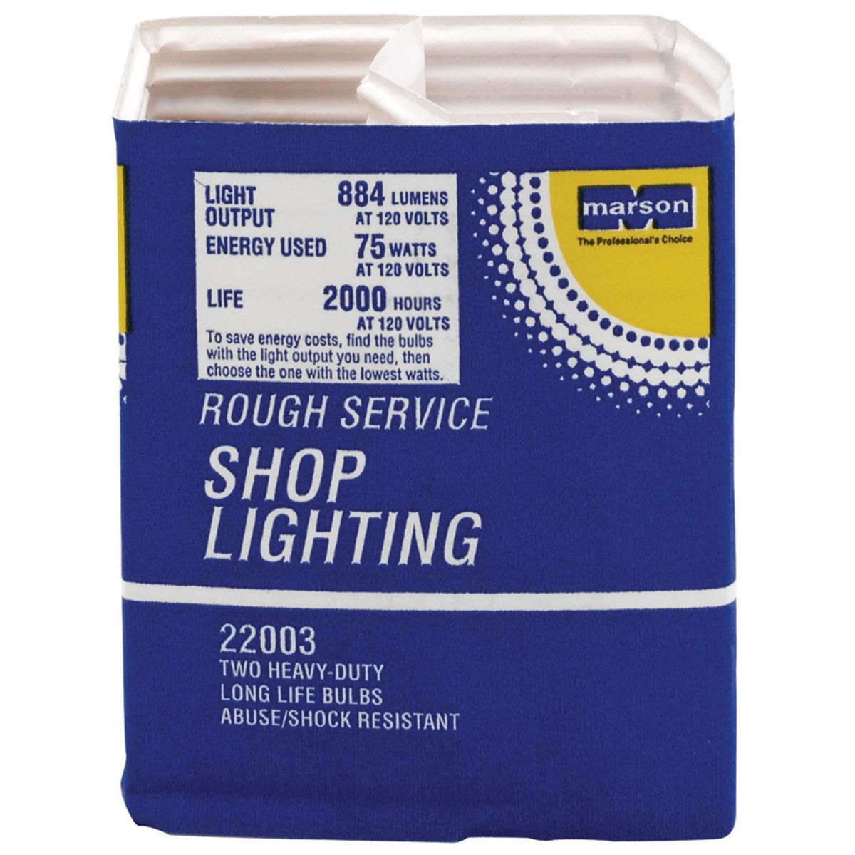 75 Watt Rough Service Light Bulb - 2 Sleeve