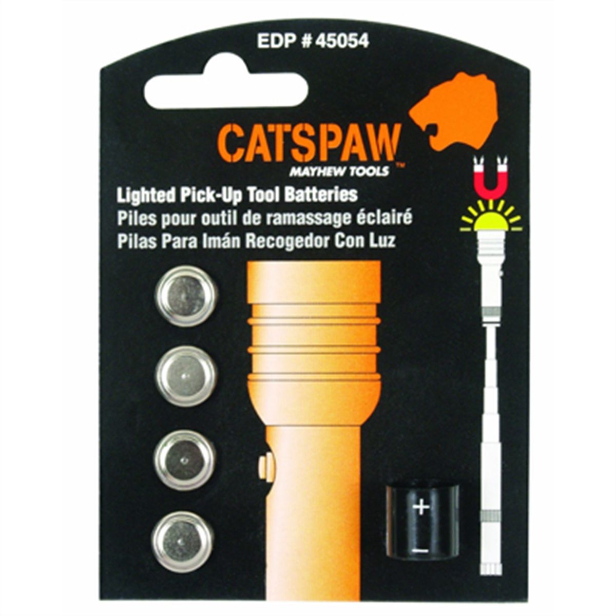 Replacement Battery for 45044, 45048 Pick Up Tools - 4/Pk