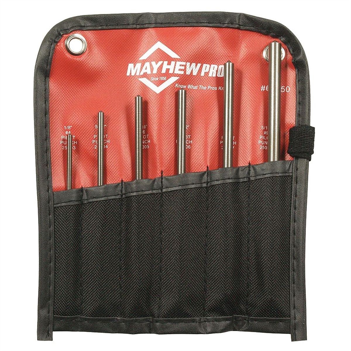 6 Piece Metric Pilot Punch Kit