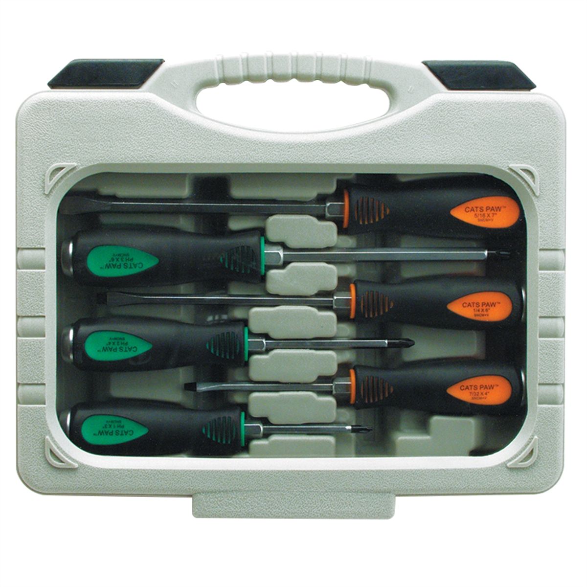 Cats Paw Capped End Screwdriver Set - 6-Pc
