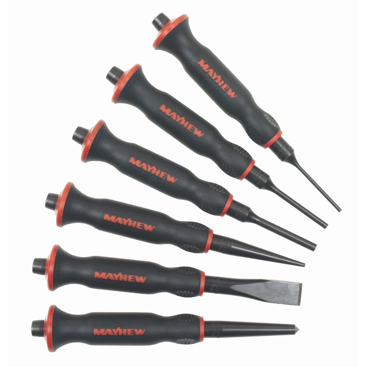 Handguarded Punch & Chisel Set - 6-Pc