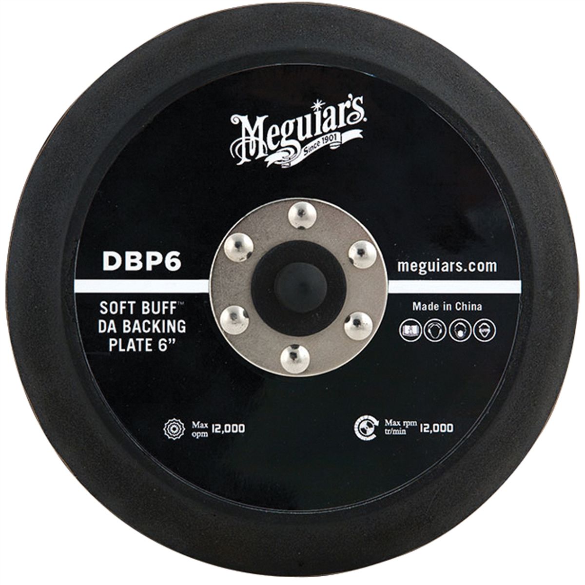 SOFT BUF DA POLISHER BACKING PLATE 6 inch